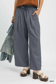 Ooh La ! La! Striped Wide-Leg Pants