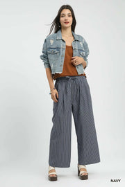 Ooh La ! La! Striped Wide-Leg Pants