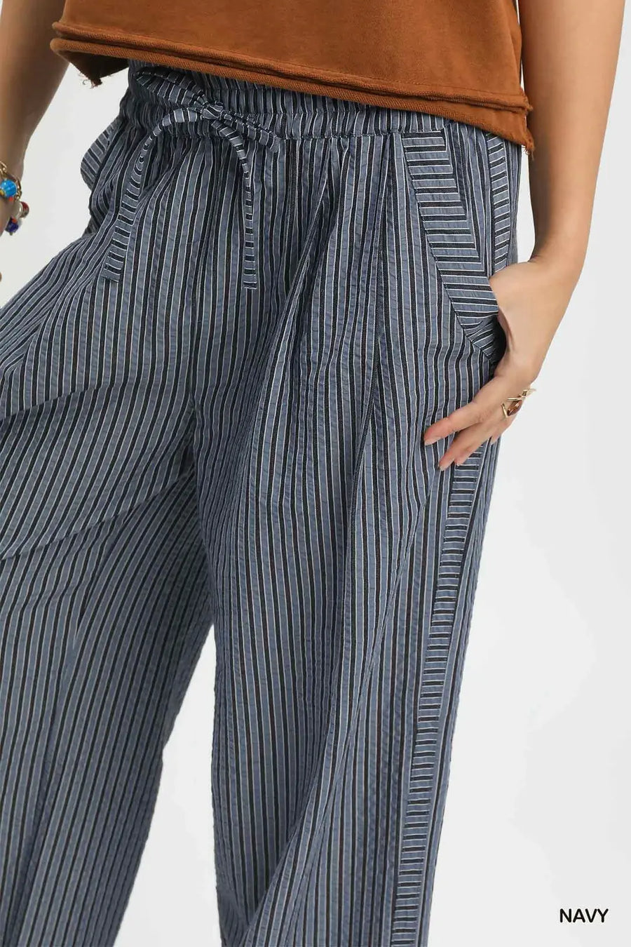Ooh La ! La! Striped Wide-Leg Pants