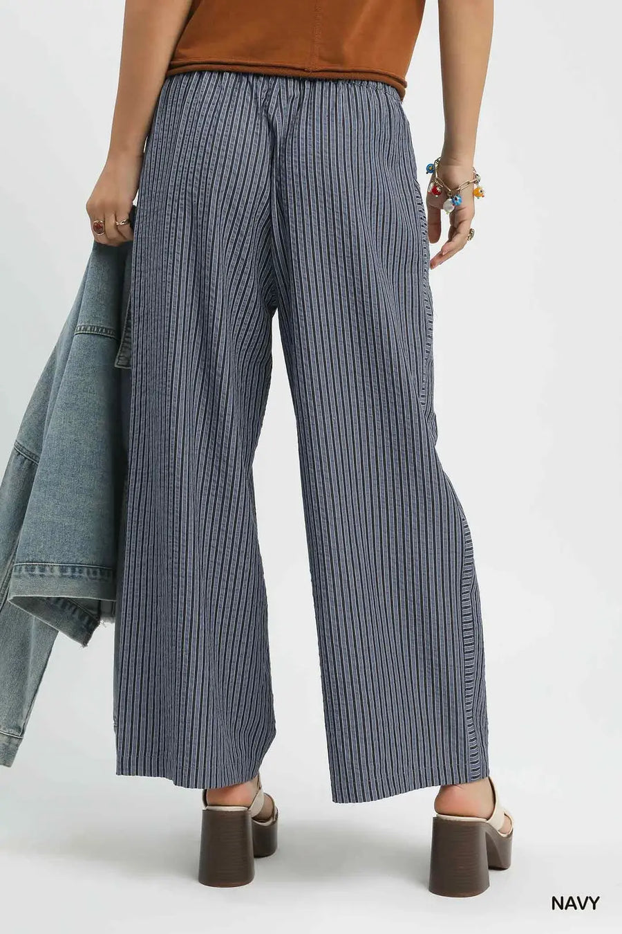 Ooh La ! La! Striped Wide-Leg Pants