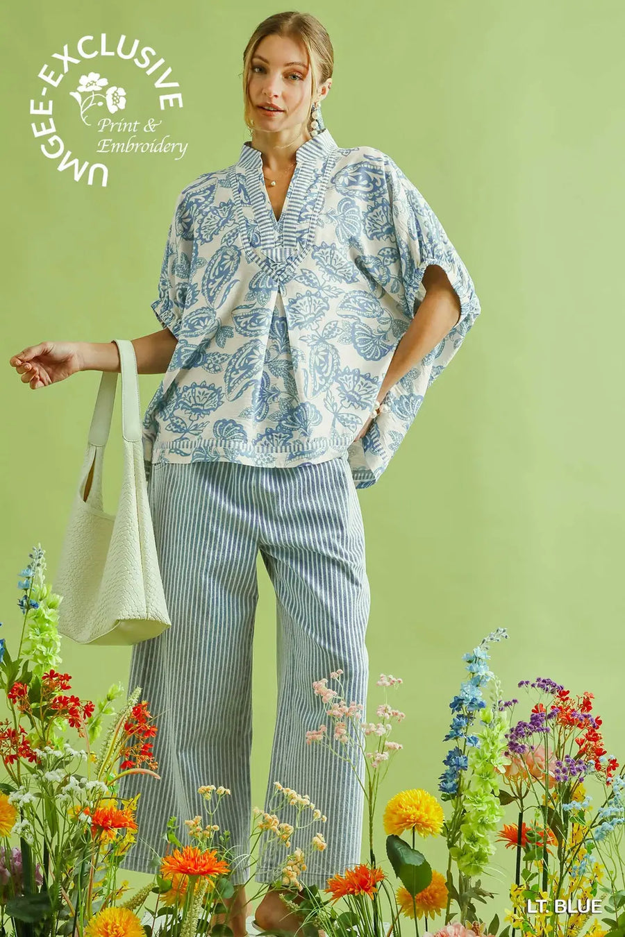 Beatrice Boho Paisley Print Tunic Top