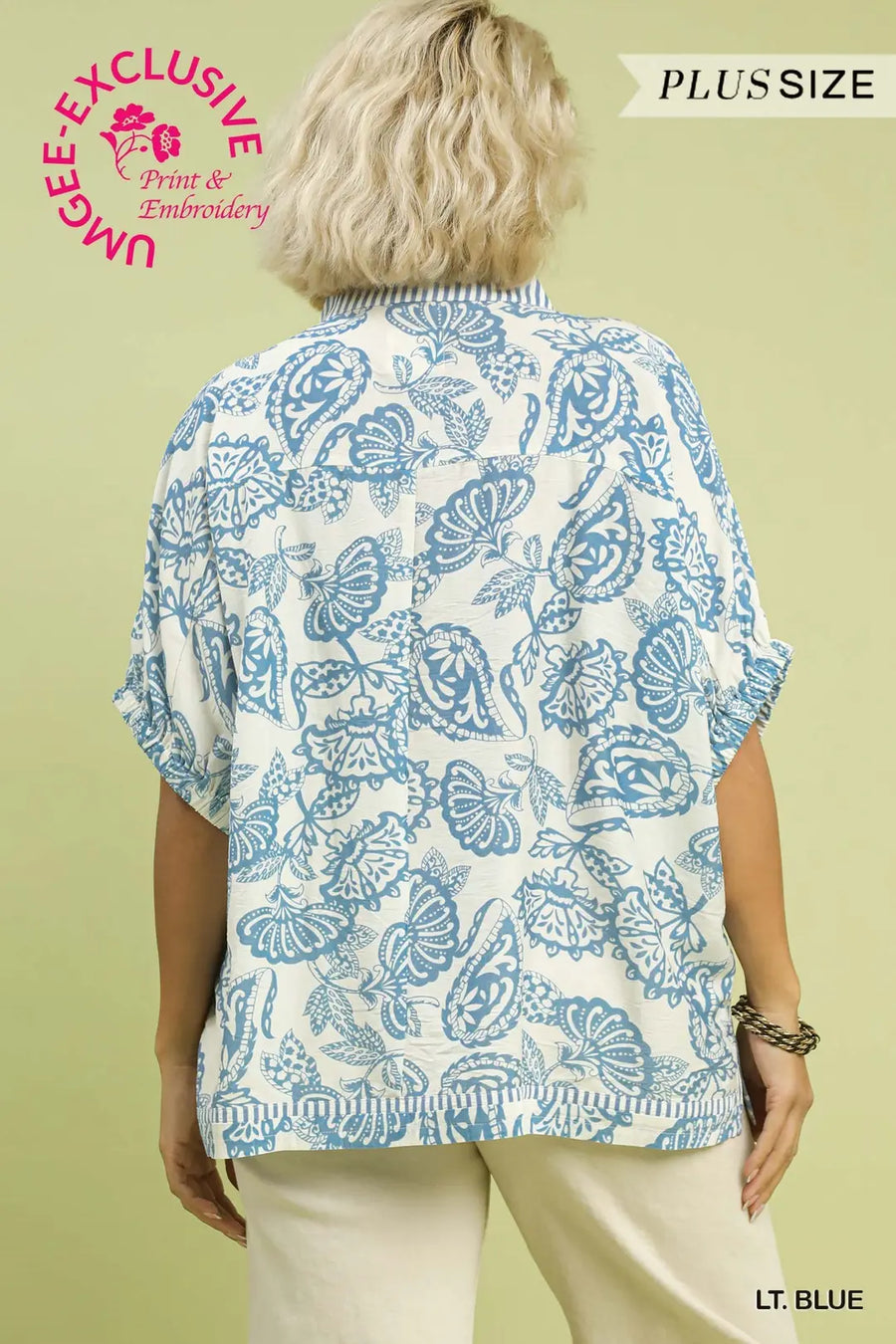 Beatrice Boho Paisley Print Tunic Top