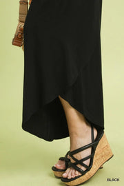 Tullie Tulip Hem Wide Leg Washed Linen Pants