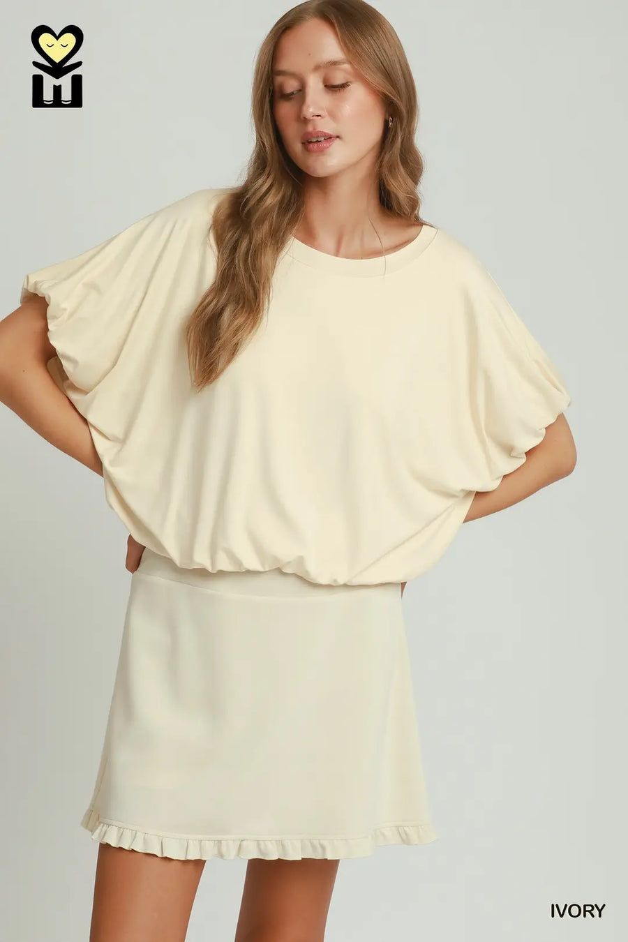 Annya Bamboo Fiber Bubble Top