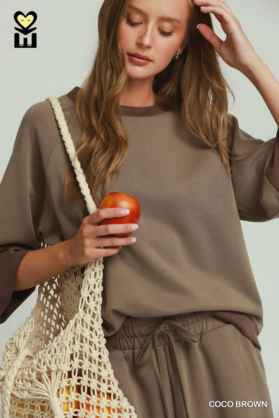 Coffee Break ColorBlock Straight Pants