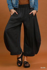 Drover Curved Wide Leg Barrel Pants
