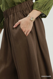 Drover Curved Wide Leg Barrel Pants
