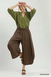 Drover Curved Wide Leg Barrel Pants
