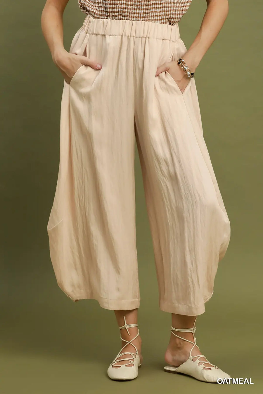 Drover Curved Wide Leg Barrel Pants