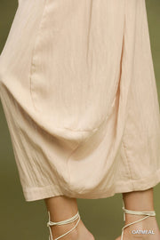 Drover Curved Wide Leg Barrel Pants