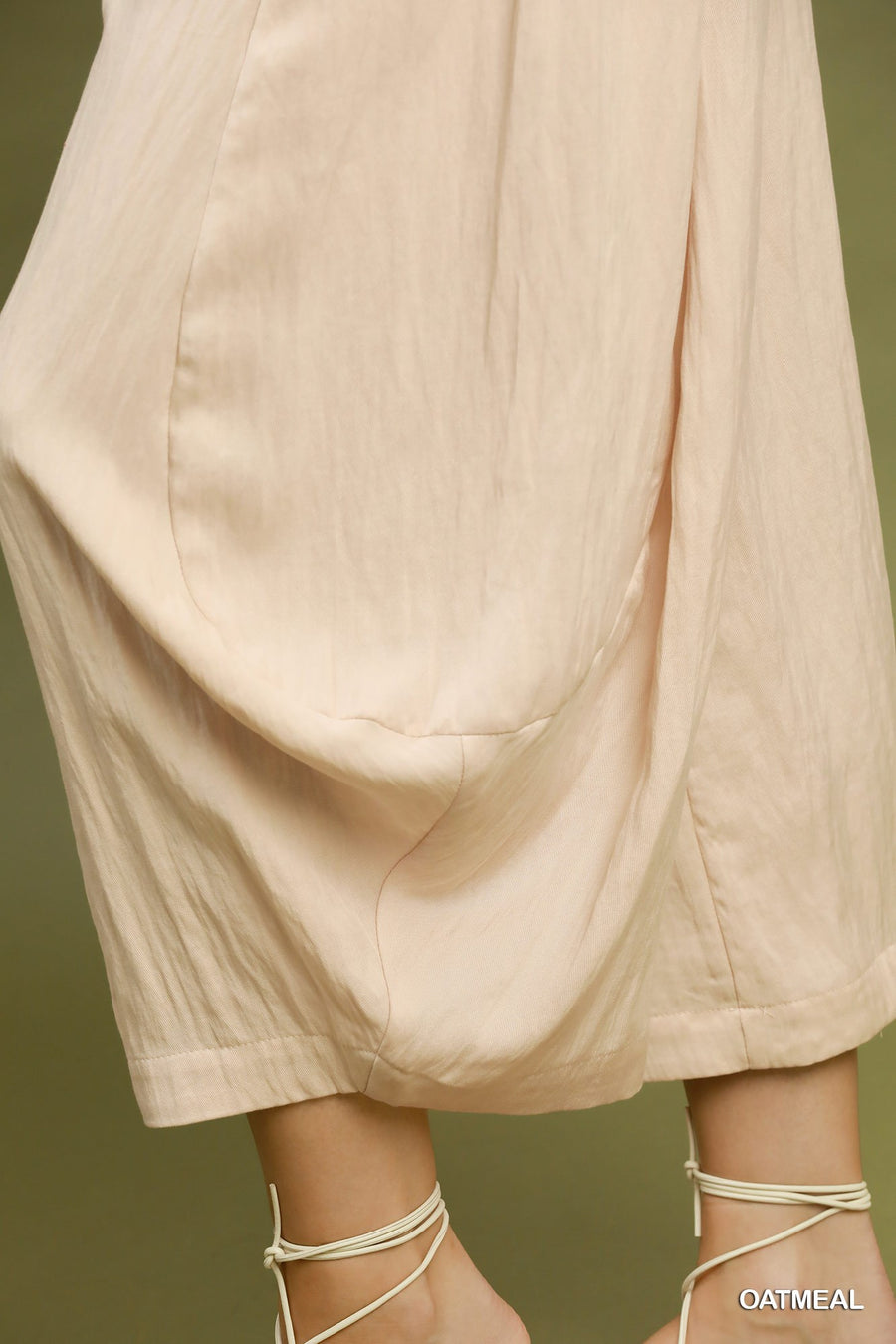 Drover Curved Wide Leg Barrel Pants