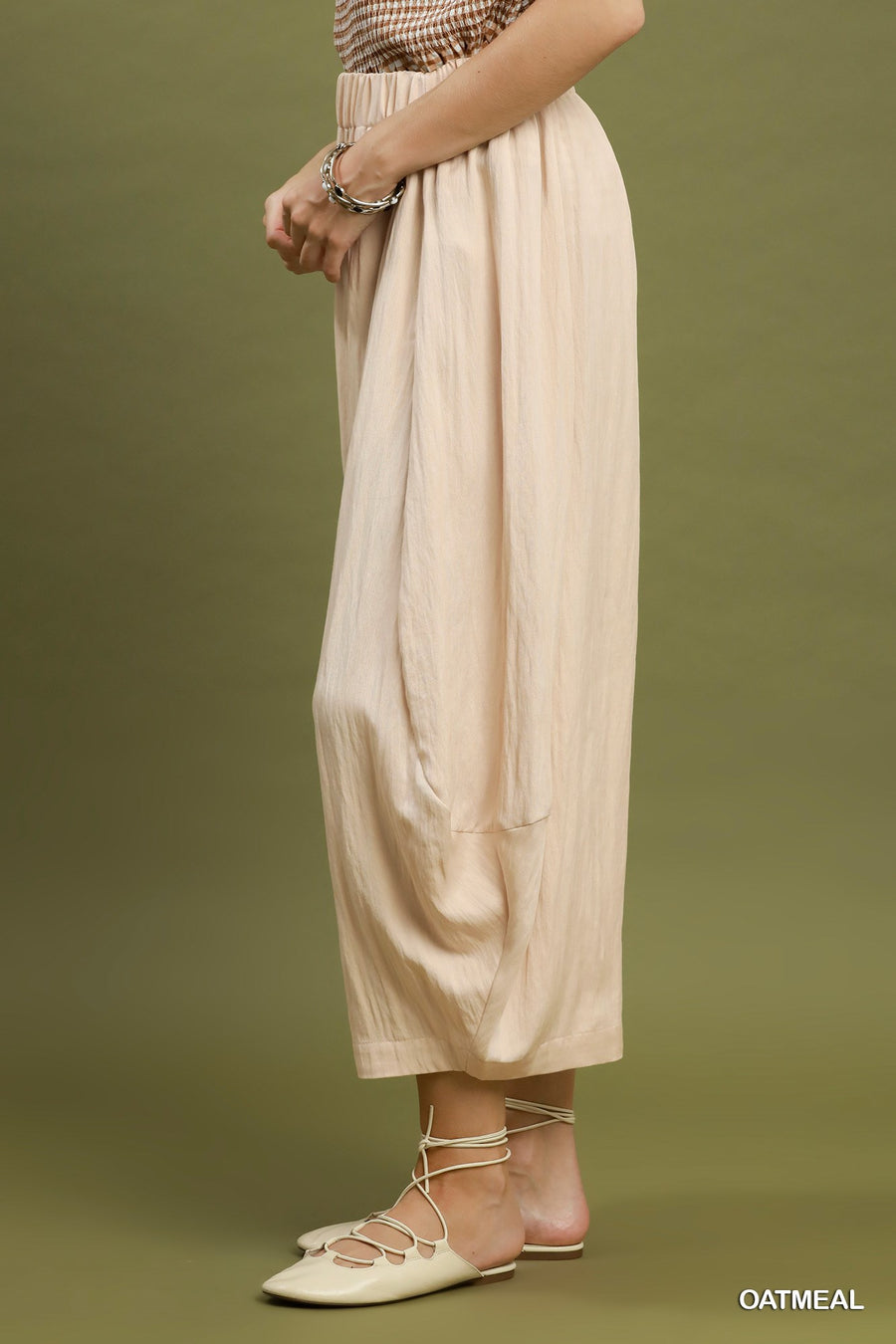 Drover Curved Wide Leg Barrel Pants