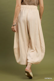 Drover Curved Wide Leg Barrel Pants