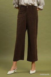 Audrina Corduroy Wide Leg Pants