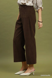 Audrina Corduroy Wide Leg Pants