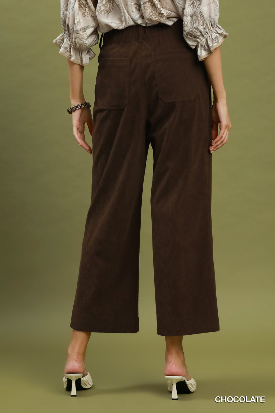 Audrina Corduroy Wide Leg Pants