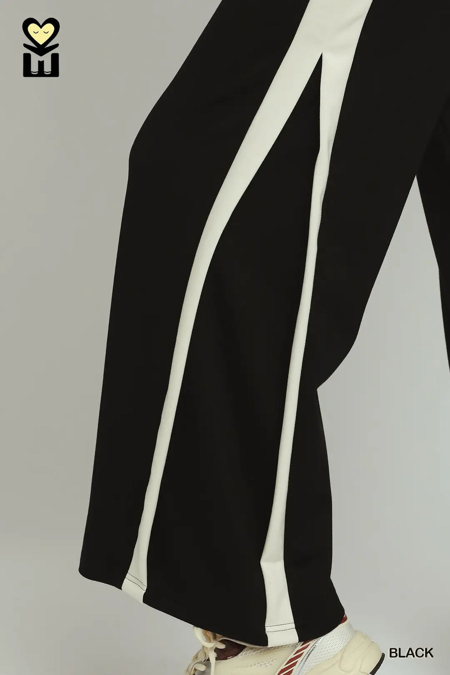 Obi Color Block Wide Leg Pants