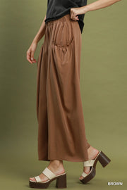 Adan Flowy Wide Leg Pocket Pants