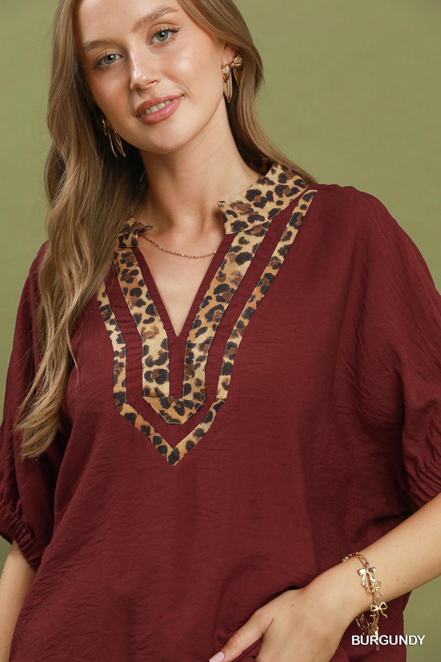 Juniper Dolman Sleeve Tunic Blouse Top