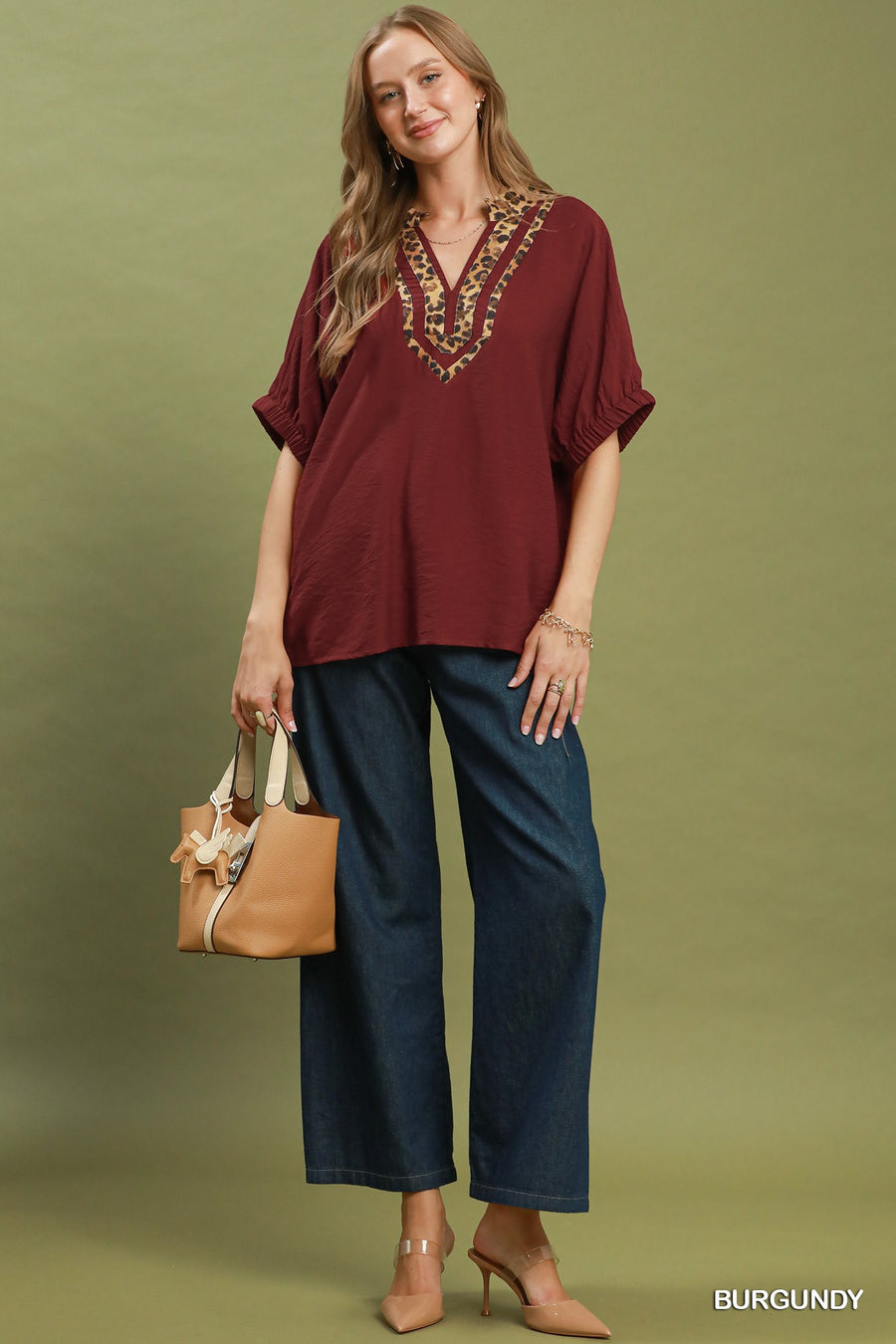 Juniper Dolman Sleeve Tunic Blouse Top