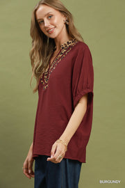 Juniper Dolman Sleeve Tunic Blouse Top