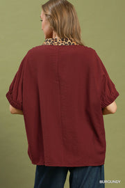 Juniper Dolman Sleeve Tunic Blouse Top