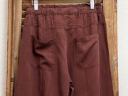 Sable Mineral Washed Wide Leg Pant