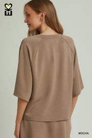 SpaceKnit Raglan Sleeve Top