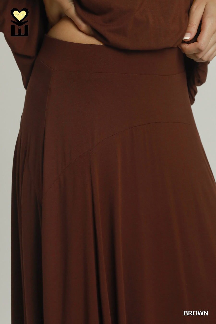 Annya Bamboo Fiber Flare Maxi Skirt