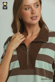Harbor Lane Rugby Stripe Knit Dress