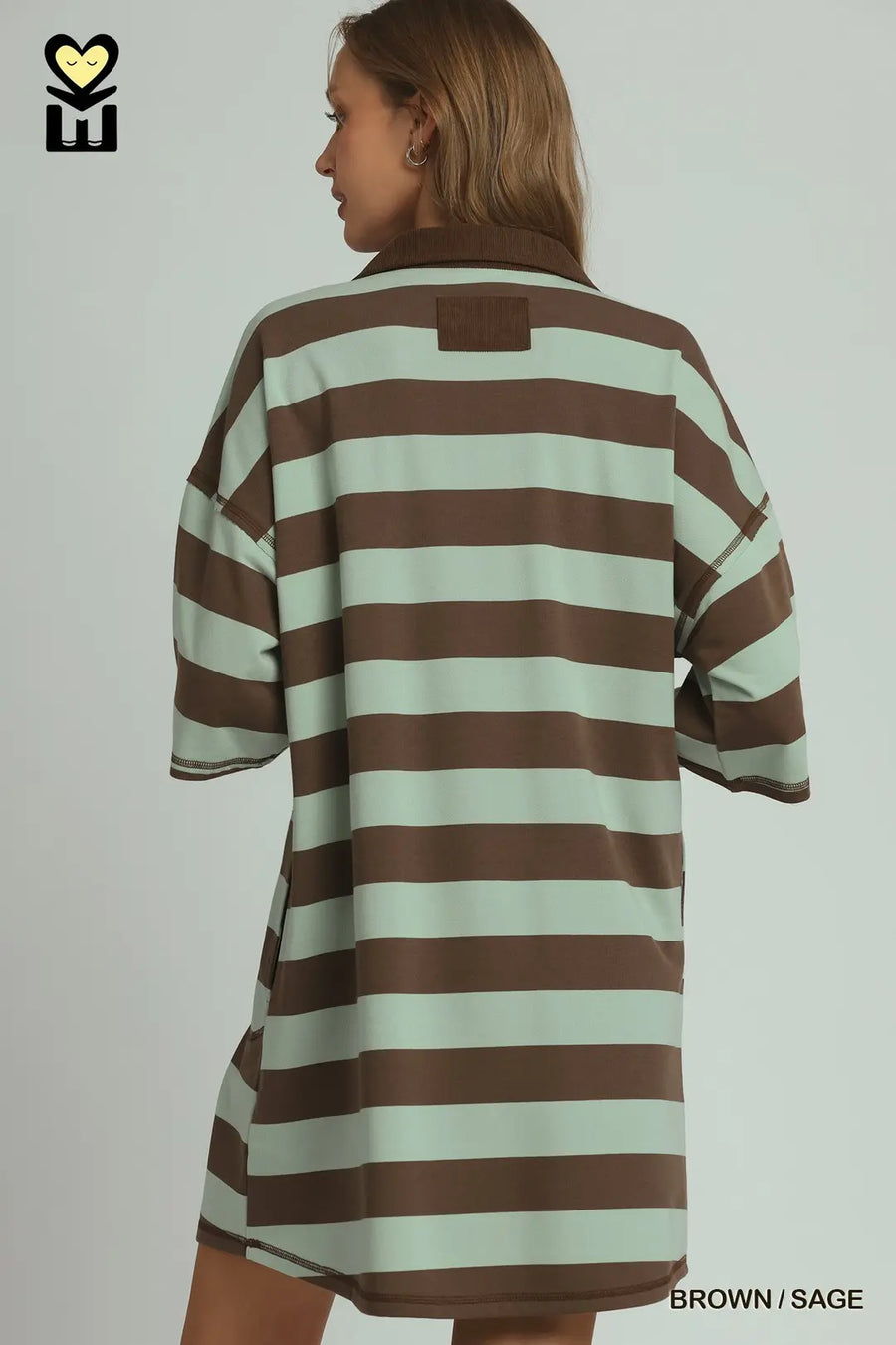 Harbor Lane Rugby Stripe Knit Dress