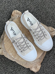 Aman Sparkle Lace Up Canvas Sneaker