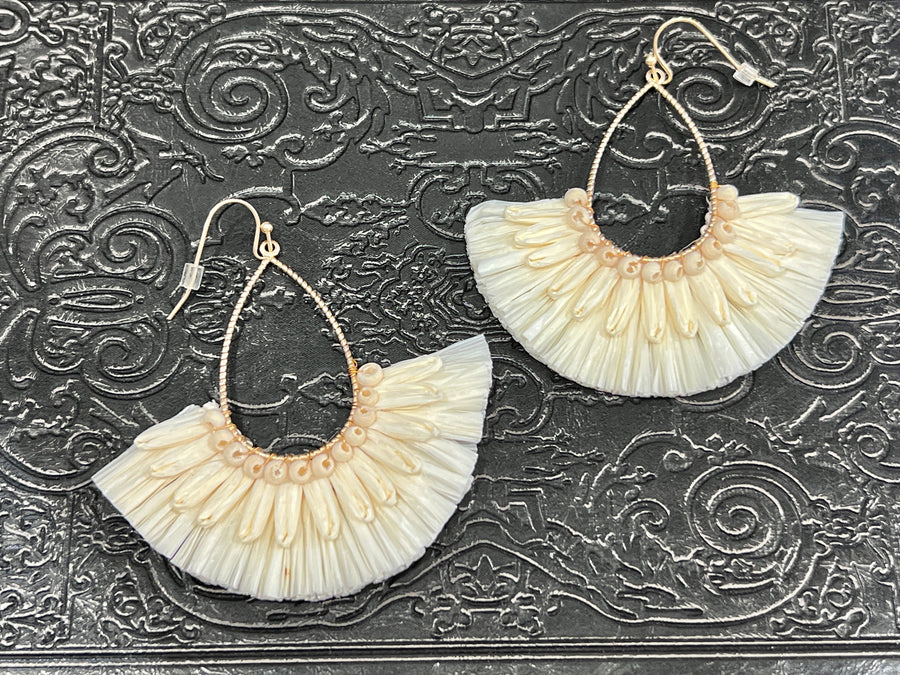 Raffia Fashion Earrings