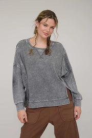 Raynie Textured Long Sleeve Top