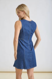 Raylene Sleeveless Denim Mini Dress