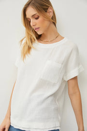 Sweet Peony Gauze Top