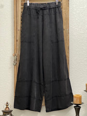 Sable Mineral Washed Wide Leg Pant