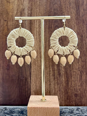 Raffia Fashion Earrings