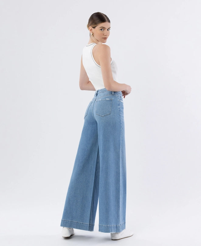 Woodstock High Rise Extreme Wide Leg Jeans
