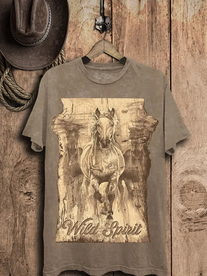 Wild Spirit Horse Graphic Tee