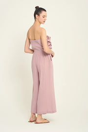 Blossom Ruffle Gauze Jumpsuit