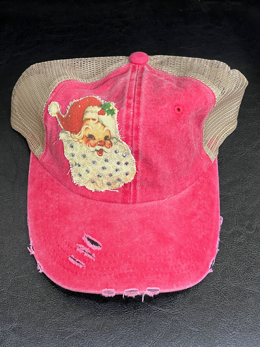 Vintage Santa Christmas Baseball Cap