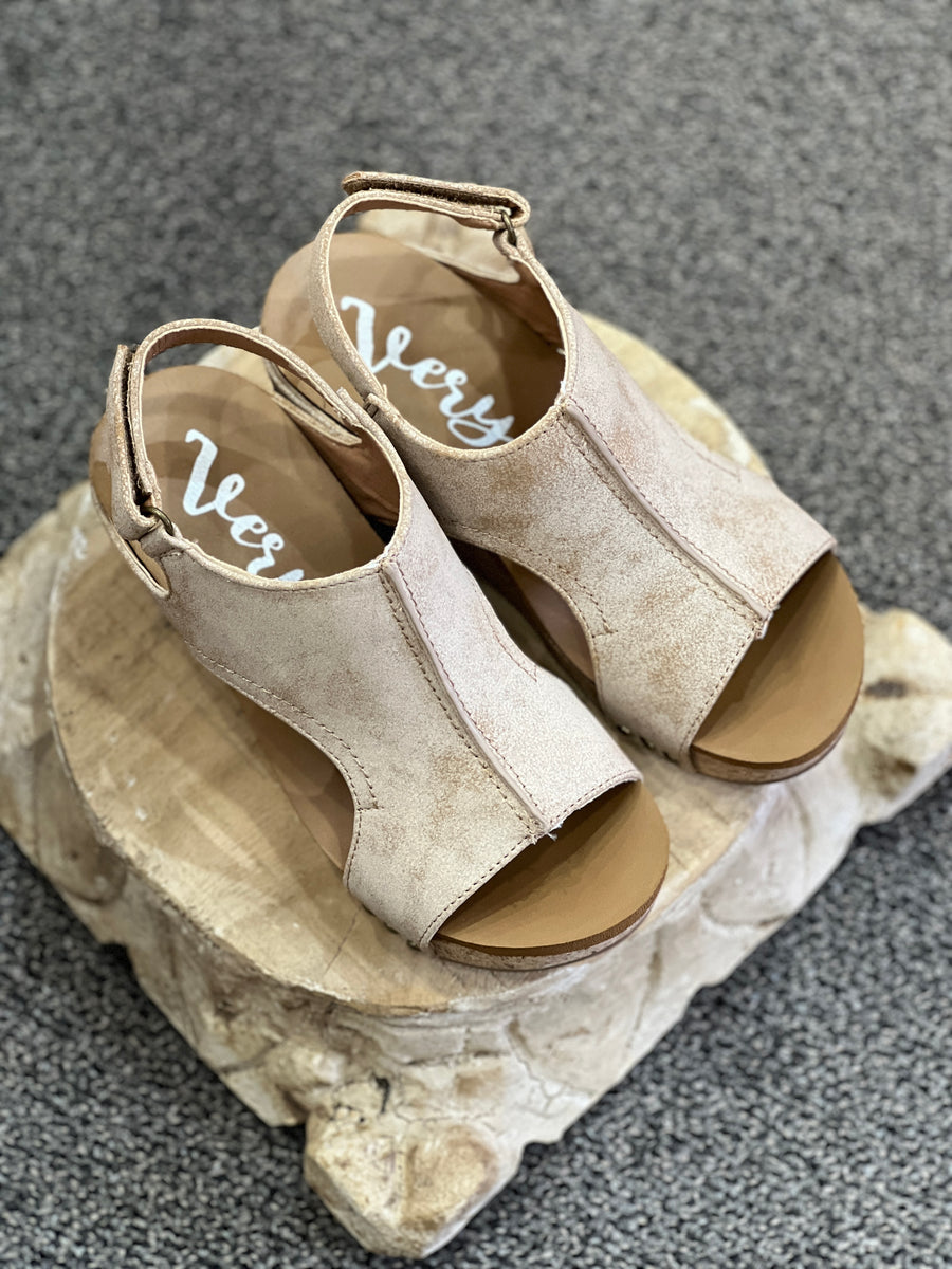 Isabella Cork Wedge Sandal