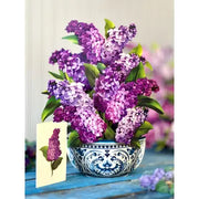 Garden Lilacs Pop Up Bouquet Card