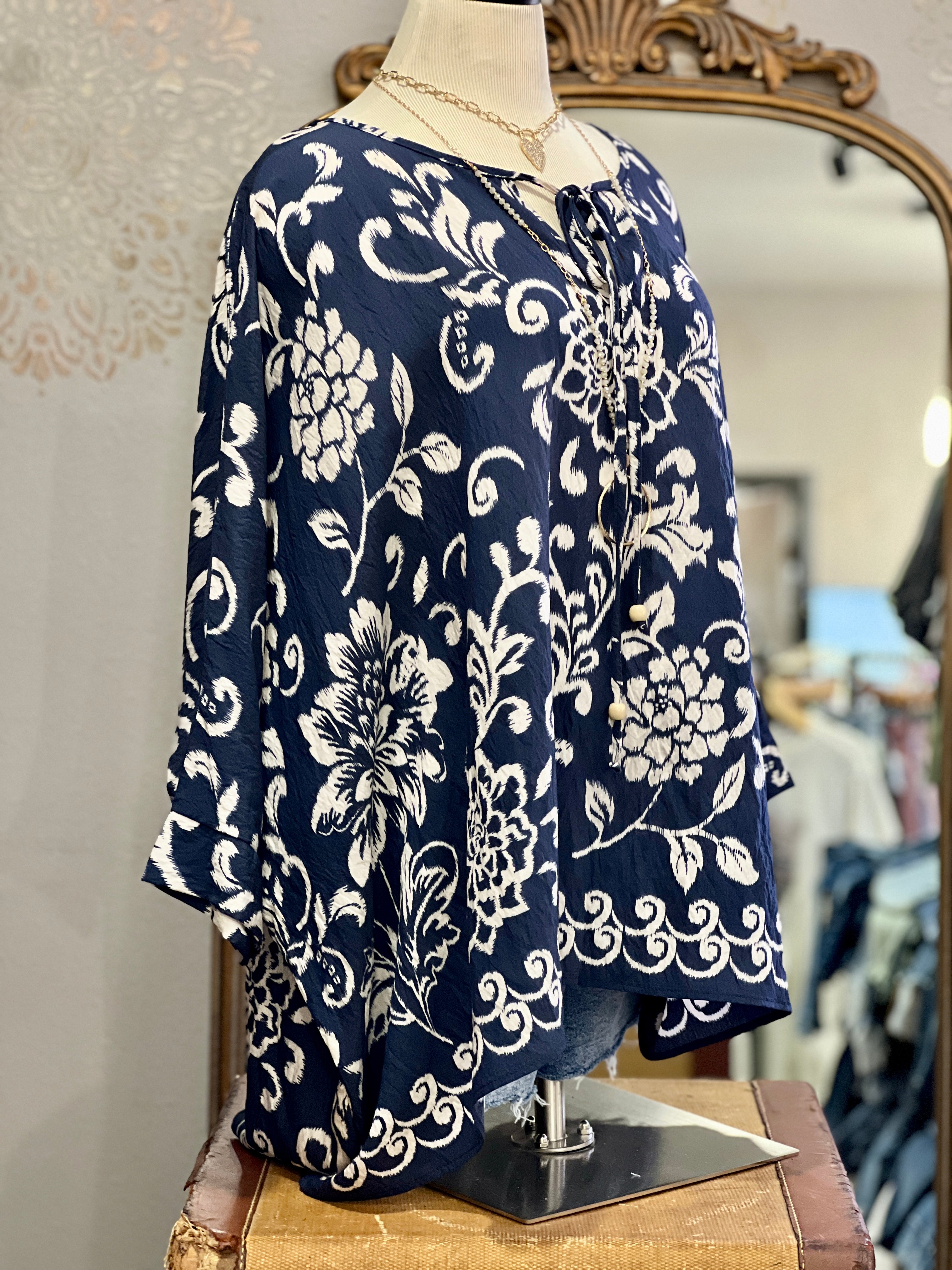 Johanna Batik Tunic Top