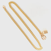 Lourdes Designer Gold Chain Belt with Lock
