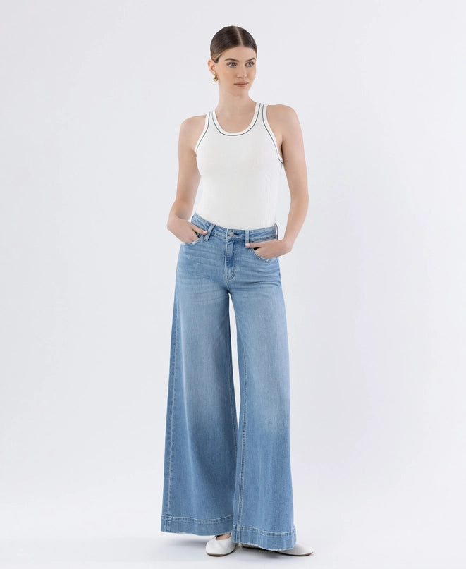Woodstock High Rise Extreme Wide Leg Jeans