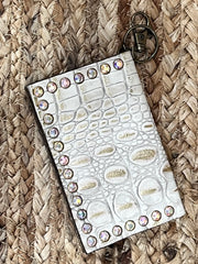 Keep It Gypsy RowdyRanch Becca Key Ring Card Case Wallet with Rivets