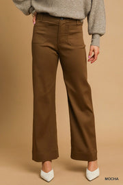 Tawny Stretch Straight-Wide Fit Trouser Pants