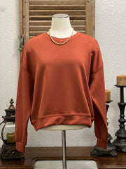 Sinclair Cropped Long Sleeve Pullover "Un"Sweatshirt